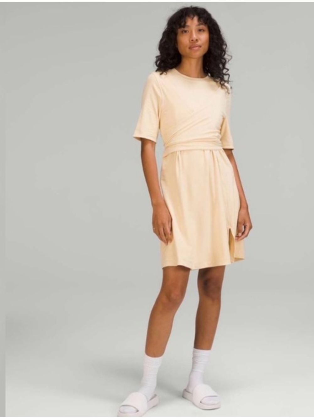 Lululemon Cotton Wrap Dress Ptp 17inches